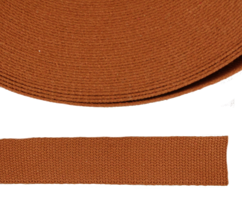 QWORK® Cinghia di Cotone Bianco 5m x 32mm, Spessore 1
